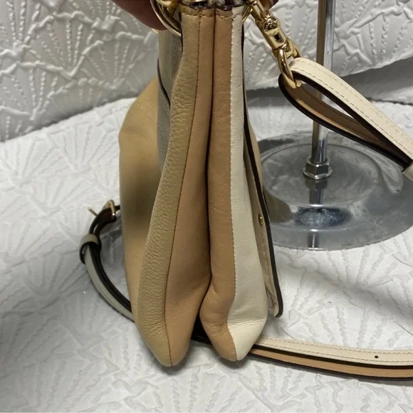 Coach Dreamer Tan and Cream Crossbody Bag - Picture 5 of 12